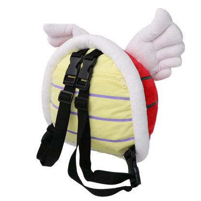 2 in 1 Mario Bros Turtle Shell Backpack Cosplay Koopa Backpack Troopa School Bag Soft Stuffed Cartoon Plush Toy Strap Detachable