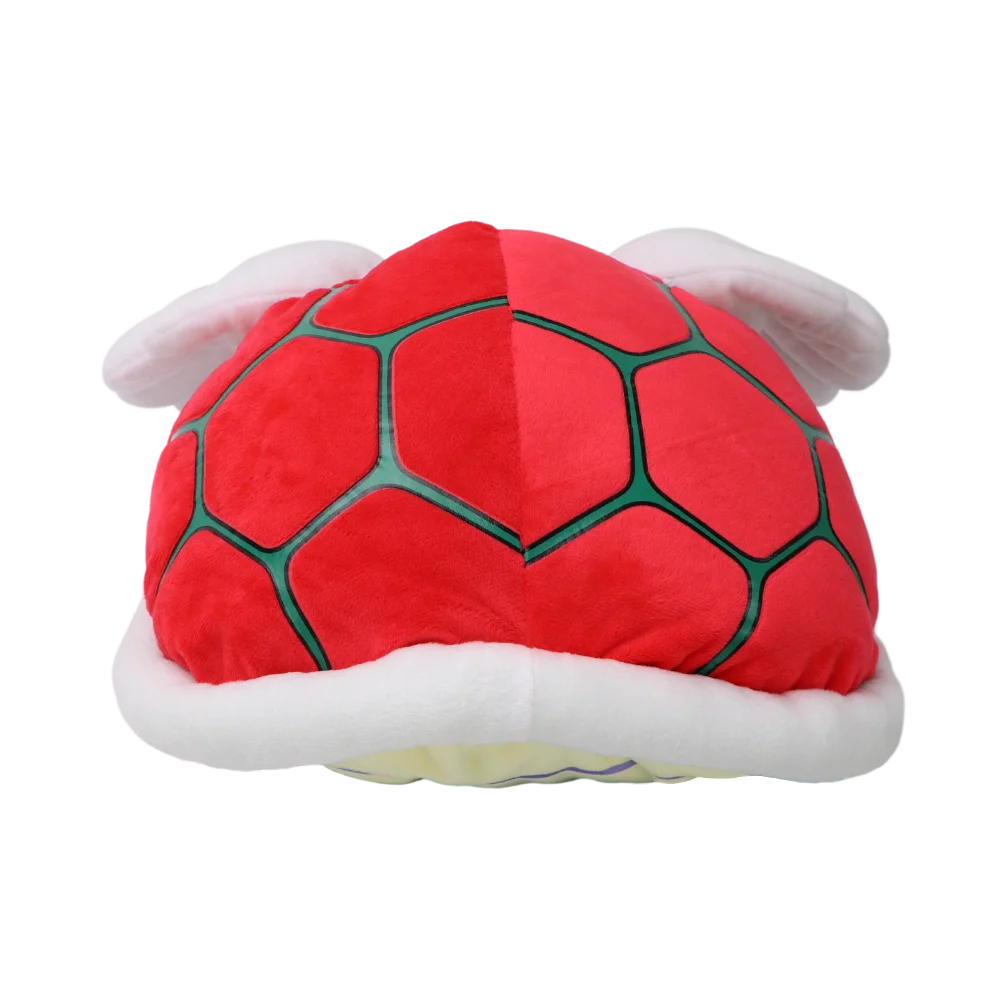 2 in 1 Mario Bros Turtle Shell Backpack Cosplay Koopa Backpack Troopa School Bag Soft Stuffed Cartoon Plush Toy Strap Detachable